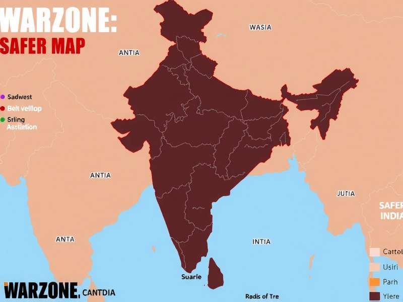 Warzone Safer India Map
