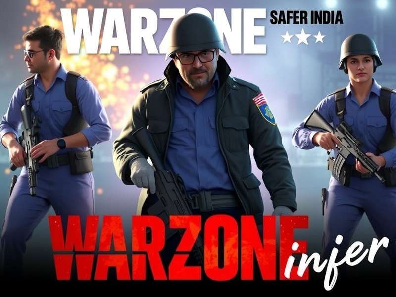 Warzone Safer India Game Banner